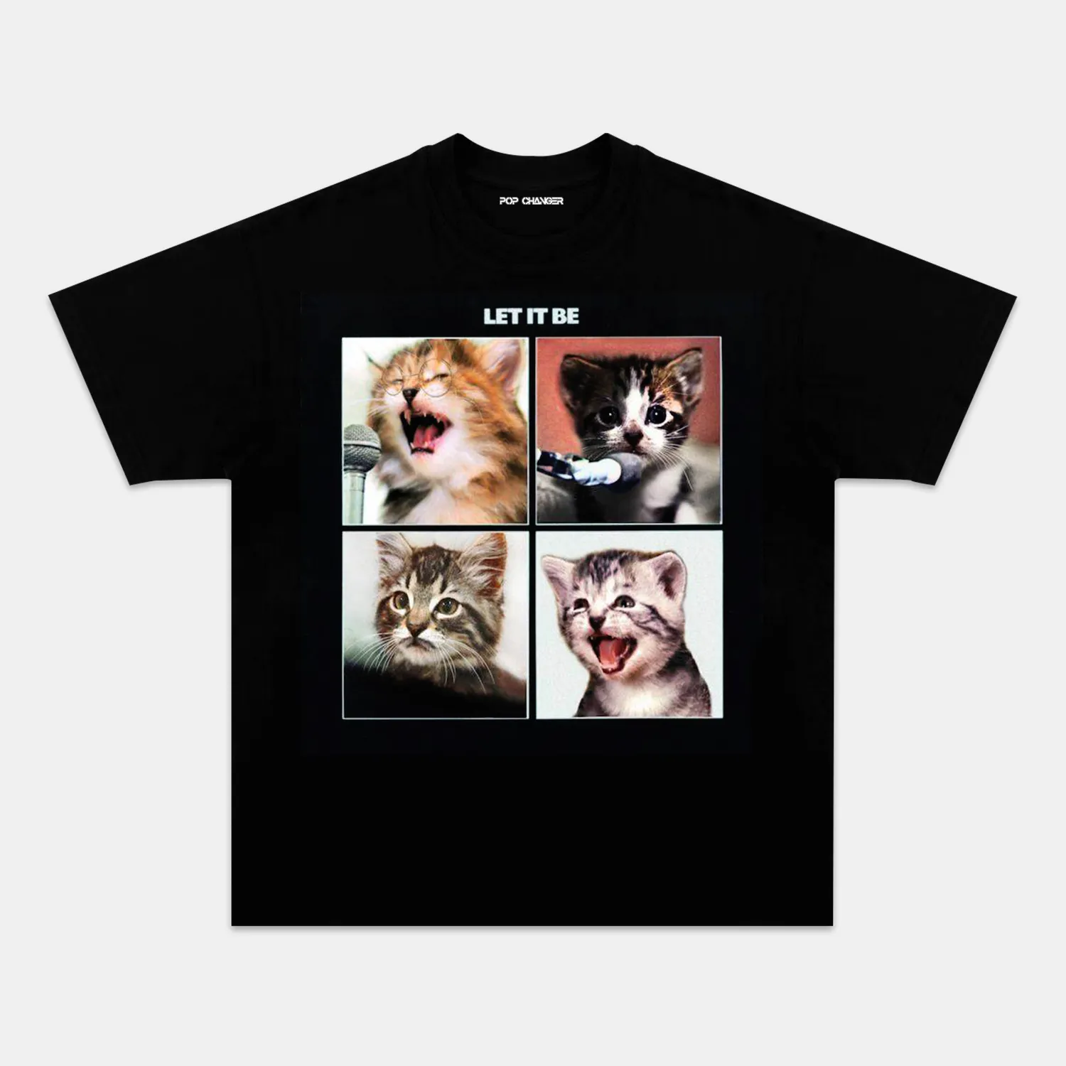 THE BEATLES CAT TEE - POPCHANGER