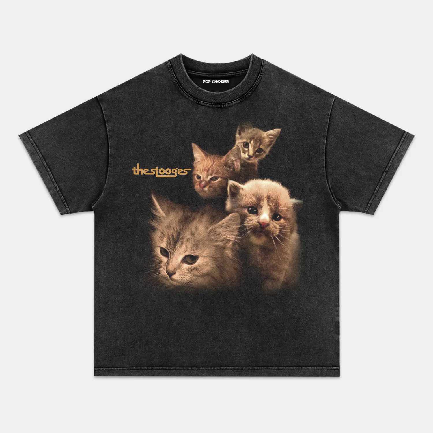 THE STOOGES CAT TEE - POPCHANGER