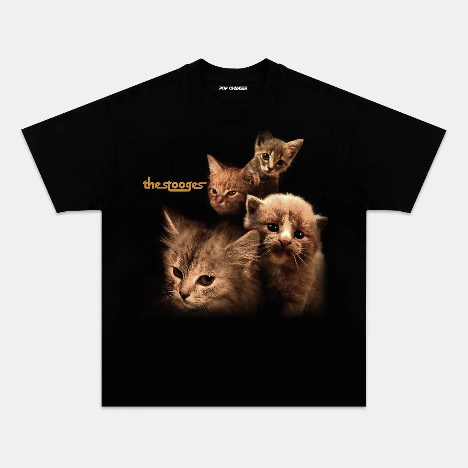 THE STOOGES CAT TEE - POPCHANGER