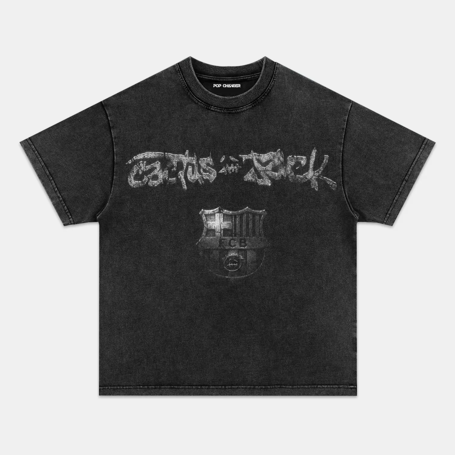 TRAVIS SCORTT & FC BARCELONA 2025 TEE - POPCHANGER