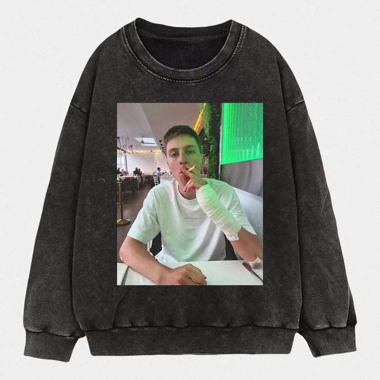 Tadej Pogačar Smoking Breadstick Tee
