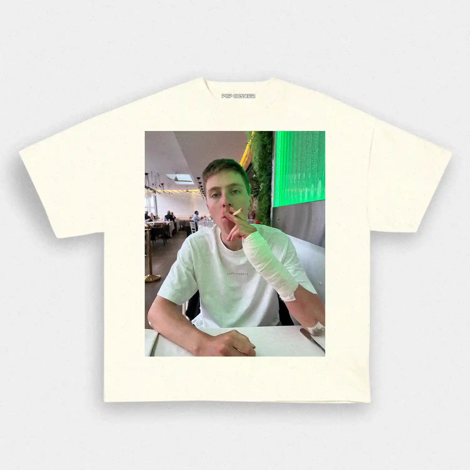 Tadej Pogačar Smoking Breadstick Tee