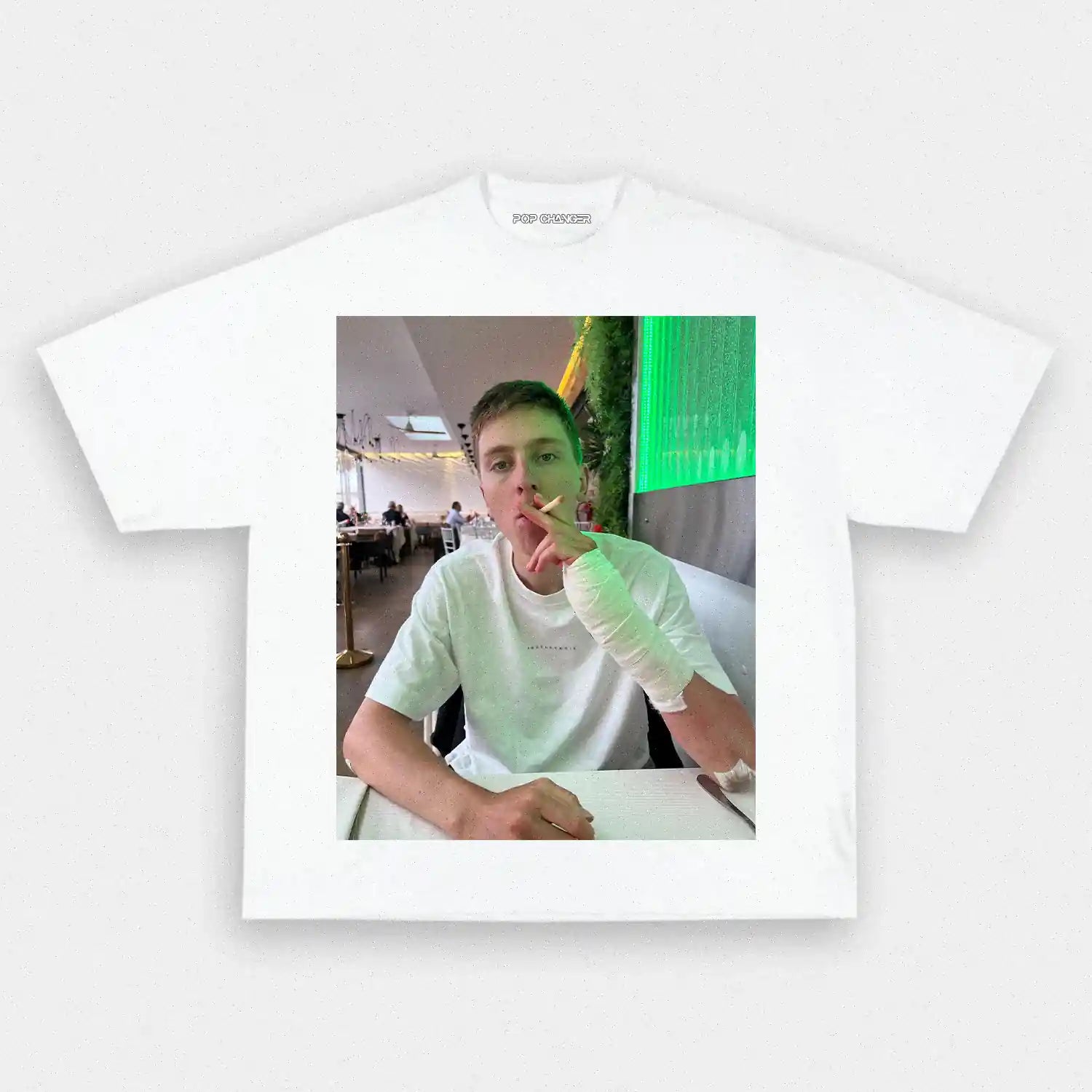 Tadej Pogačar Smoking Breadstick Tee