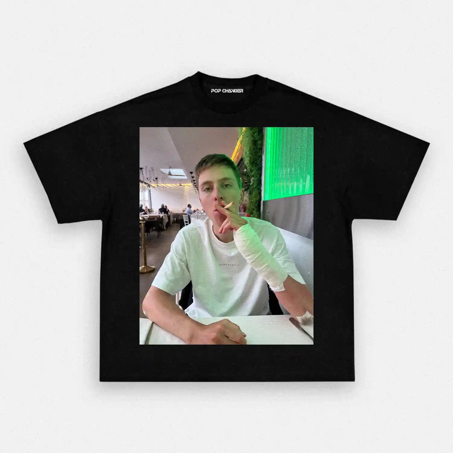 Tadej Pogačar Smoking Breadstick Tee
