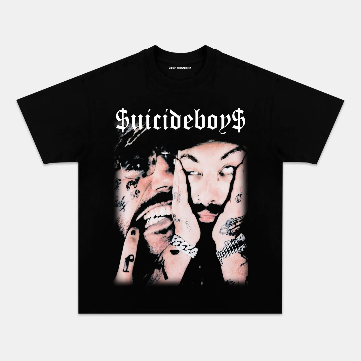 $UICIDEBOY$ & SCRIM & RUBY DA CHERRY TEE - POPCHANGER