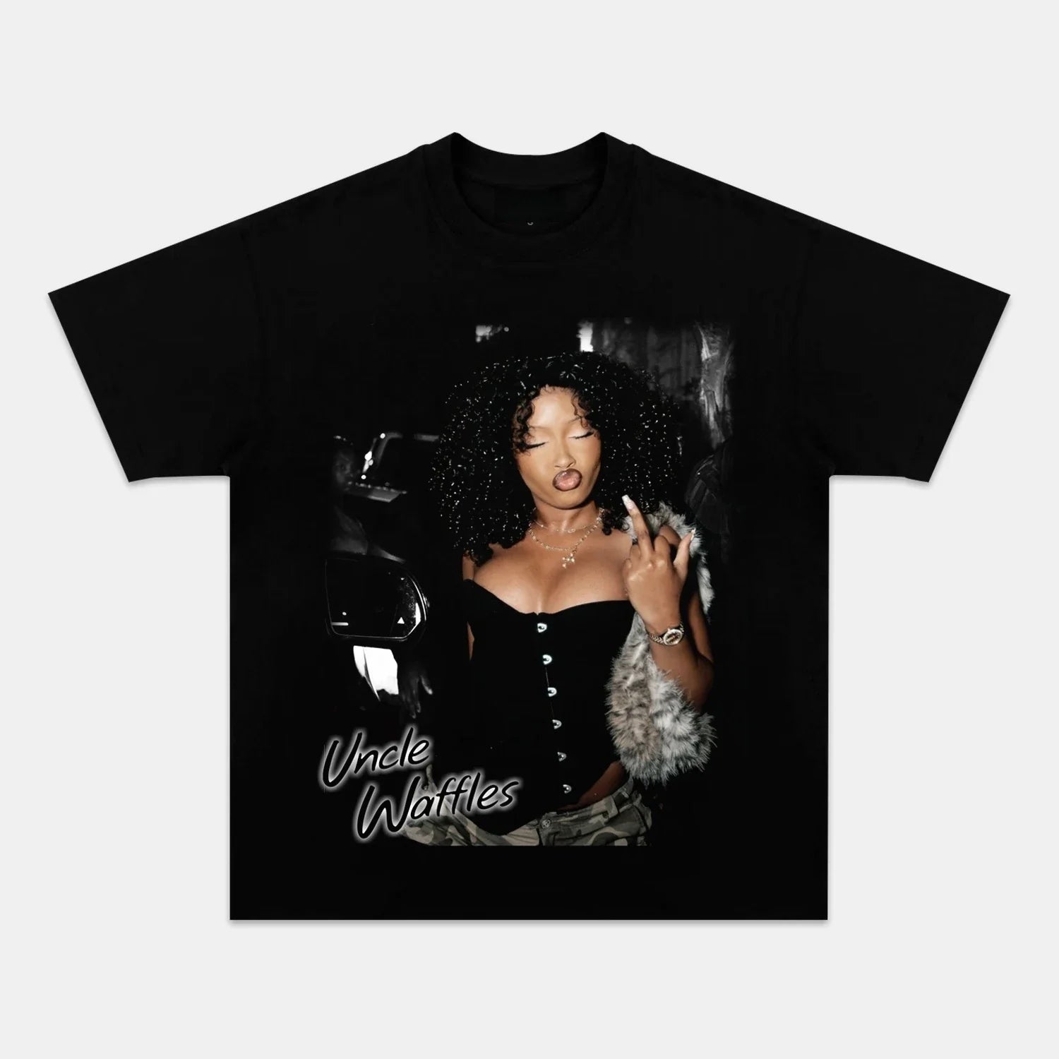 UNCLE WAFFLES TEE - POPCHANGER