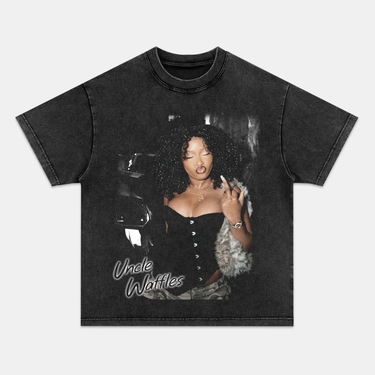 UNCLE WAFFLES TEE - POPCHANGER