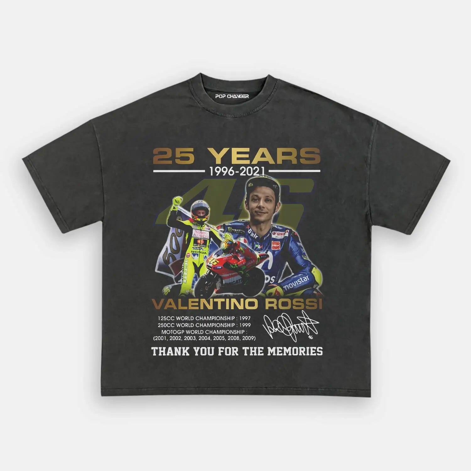 Valentino Rossi 25 Years Tee - POPCHANGER