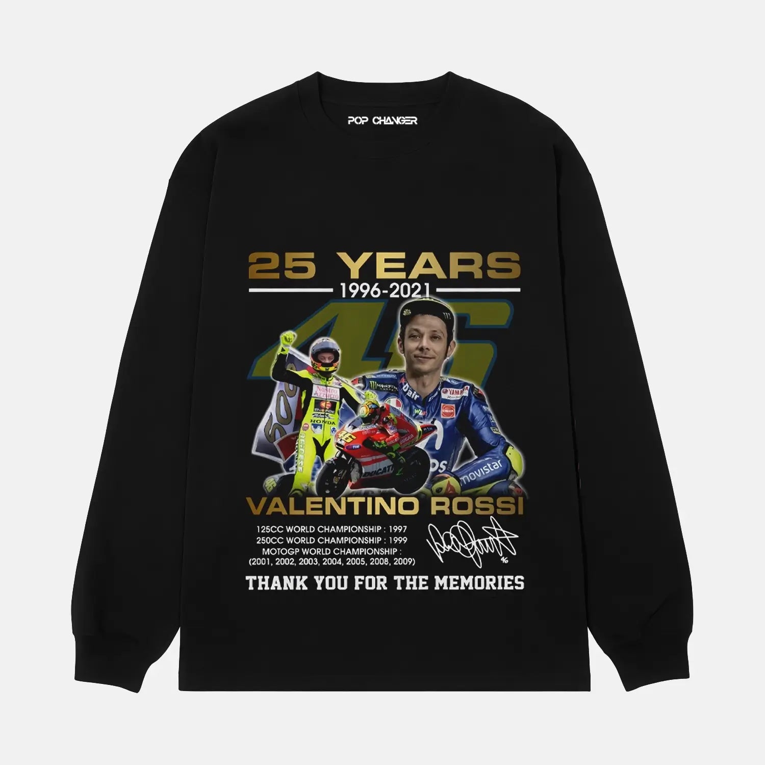 Valentino Rossi 25 Years Tee - POPCHANGER