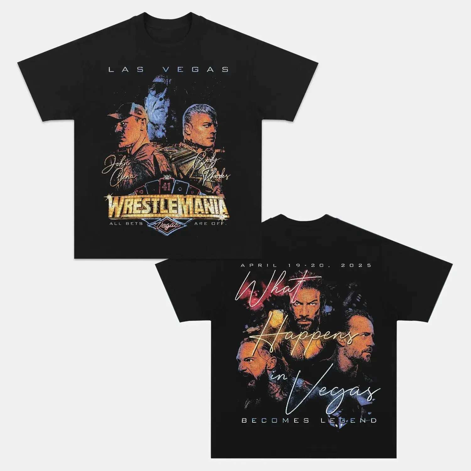 WRESTLE MANIA TEE 4.21 - POPCHANGER