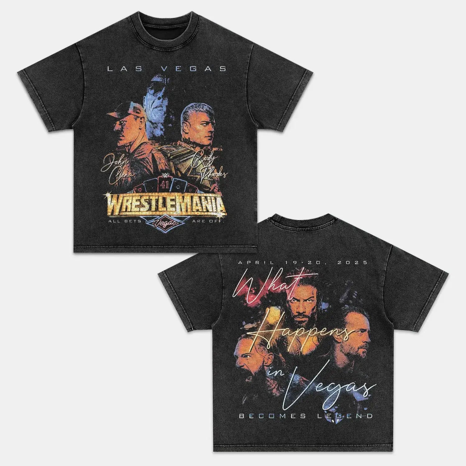 WRESTLE MANIA TEE 4.21 - POPCHANGER