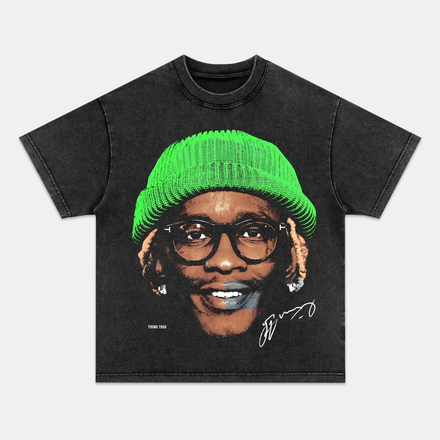 YOUNG THUG BIG FACE TEE - POPCHANGER