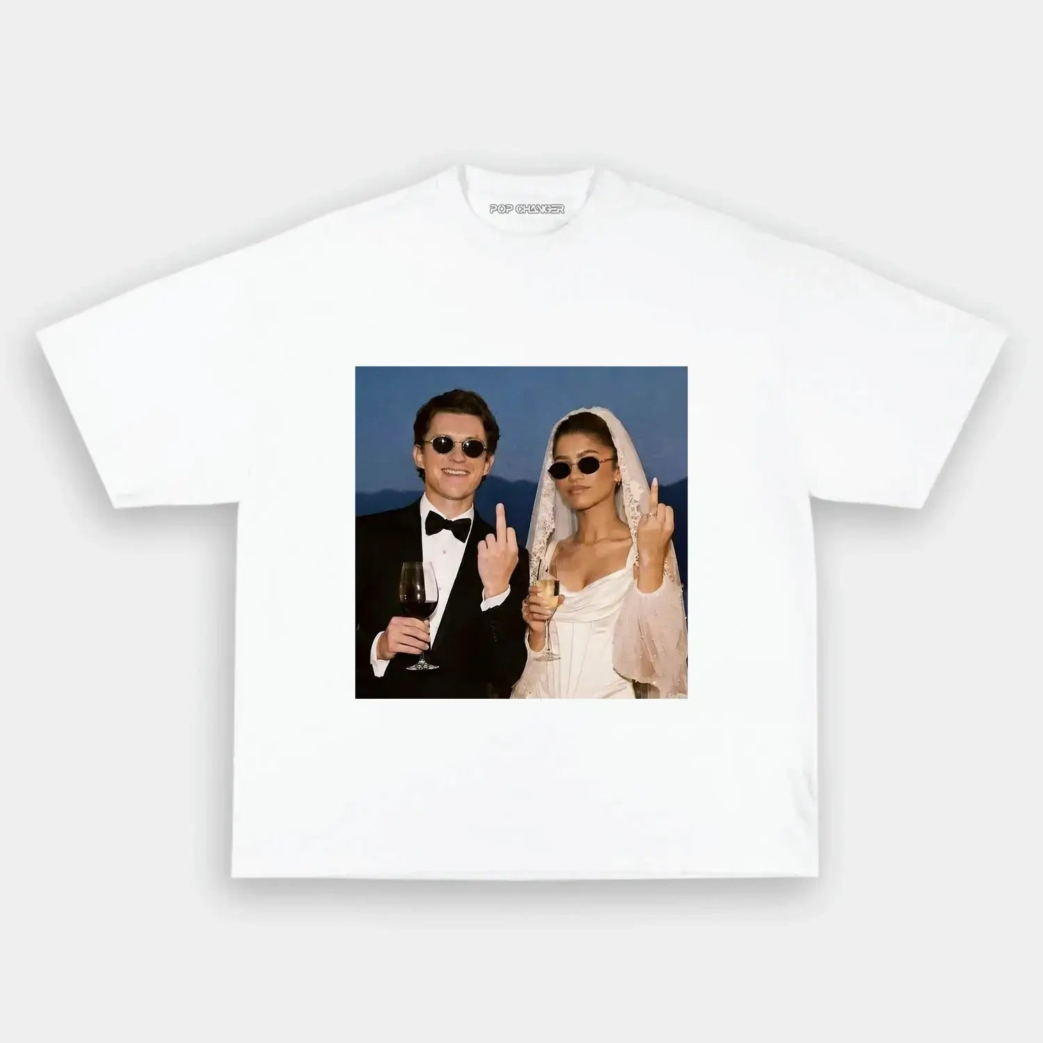 Zendaya and Tom Holland Tee