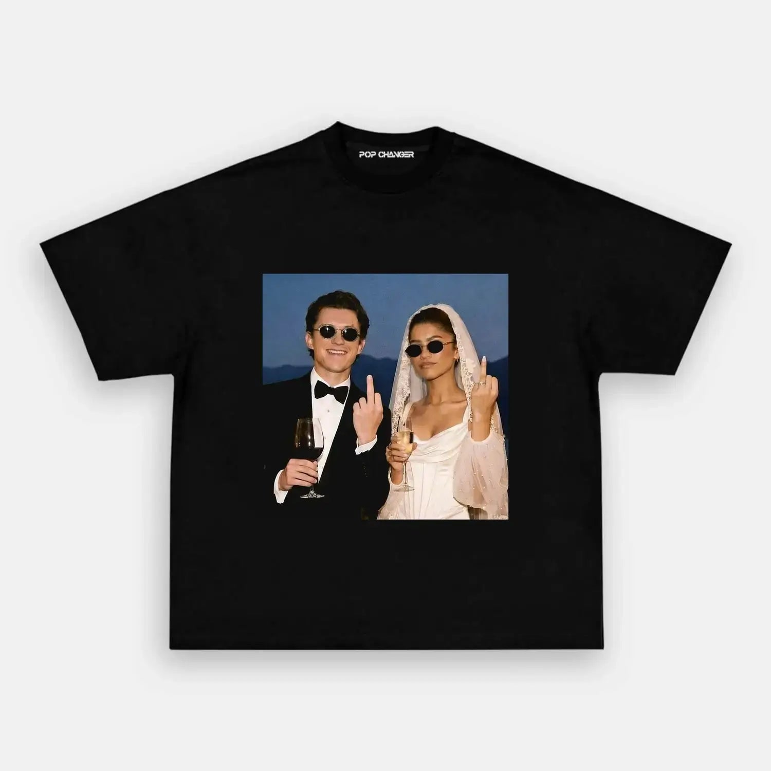 Zendaya and Tom Holland Tee