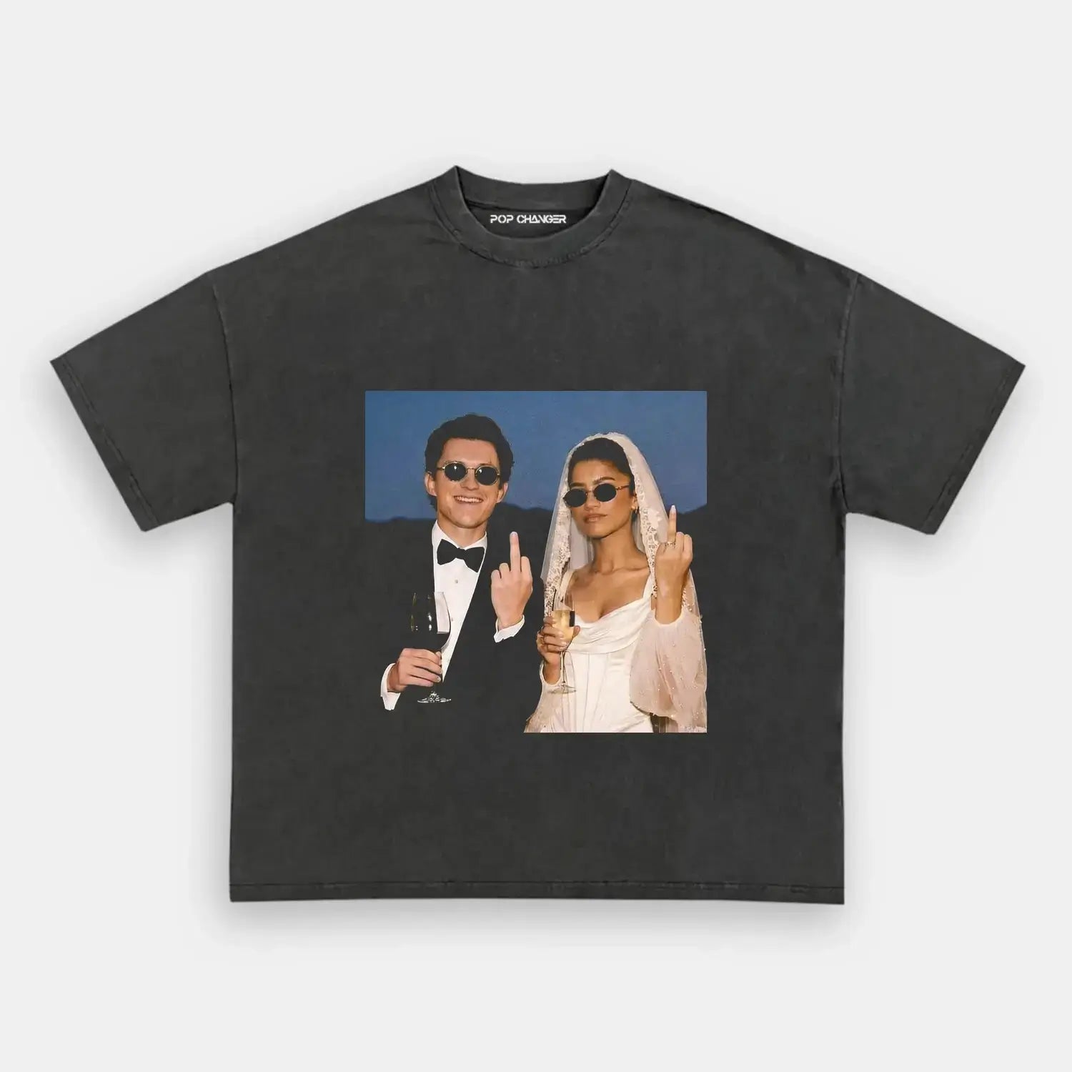 Zendaya and Tom Holland Tee