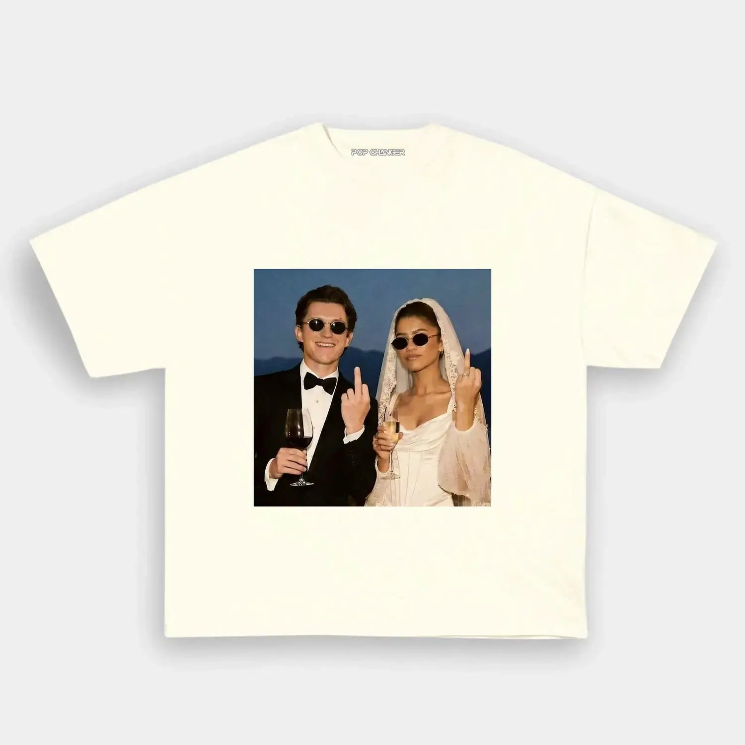 Zendaya and Tom Holland Tee