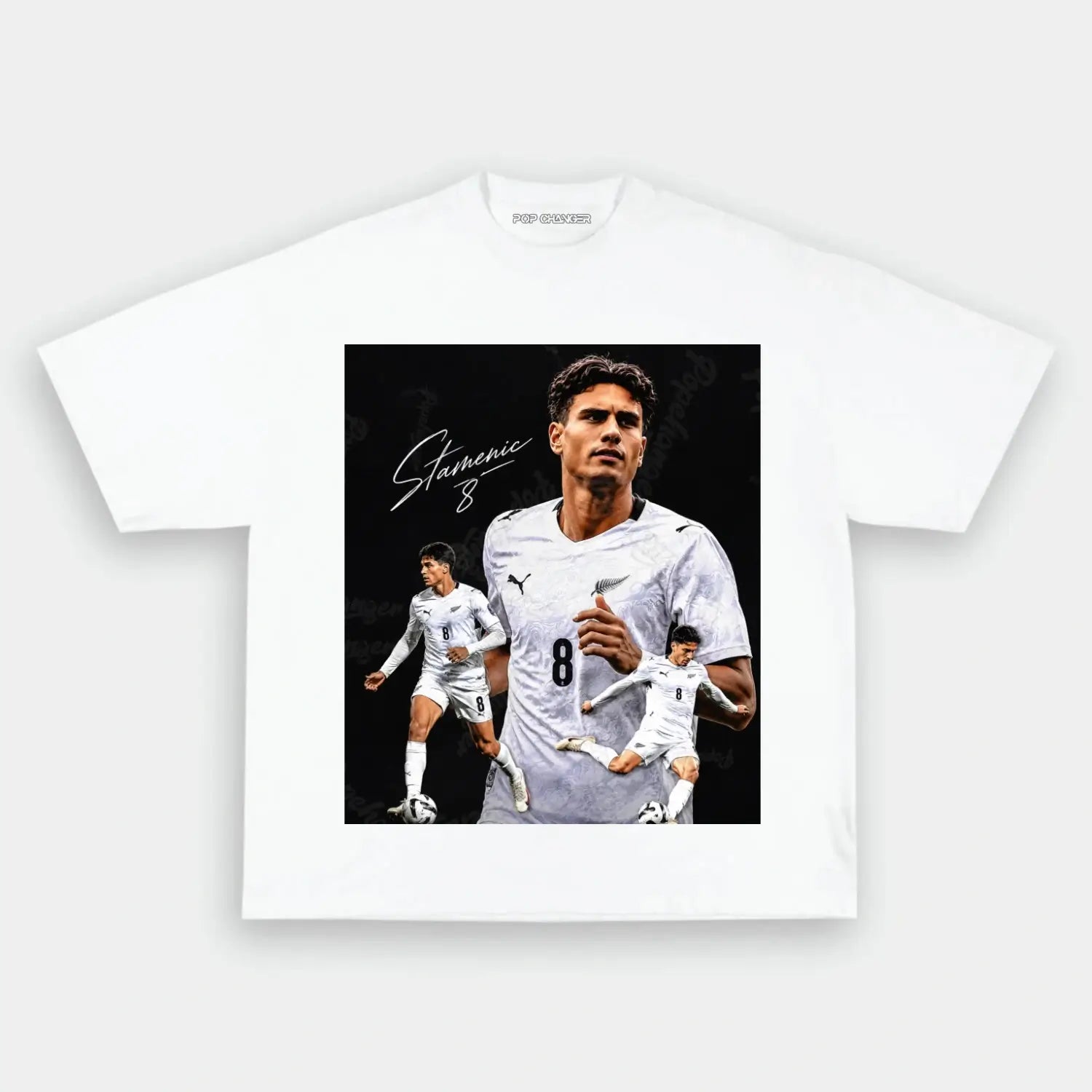All Whites Soccer TEE 1.2 - POPCHANGER