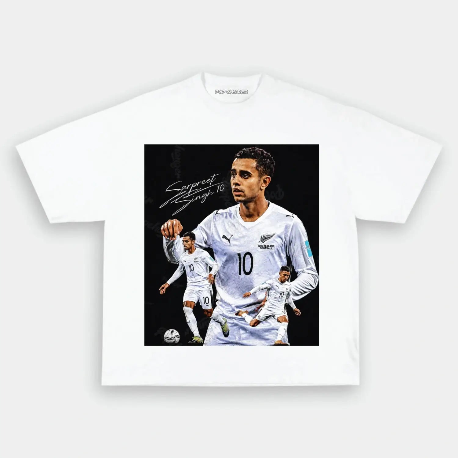 All Whites Soccer TEE 1.9 - POPCHANGER