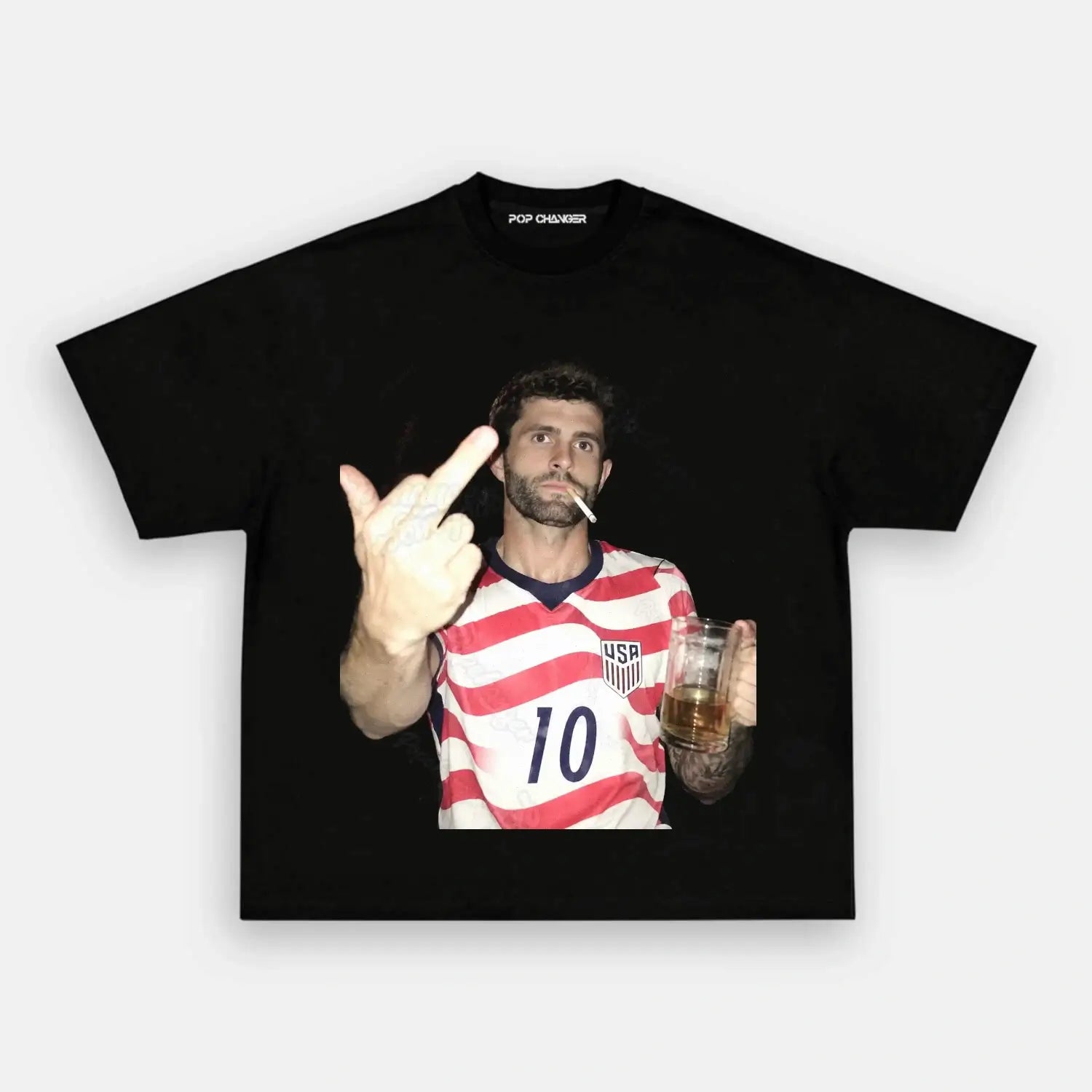 American Soccer Style Tee 4 - POPCHANGER