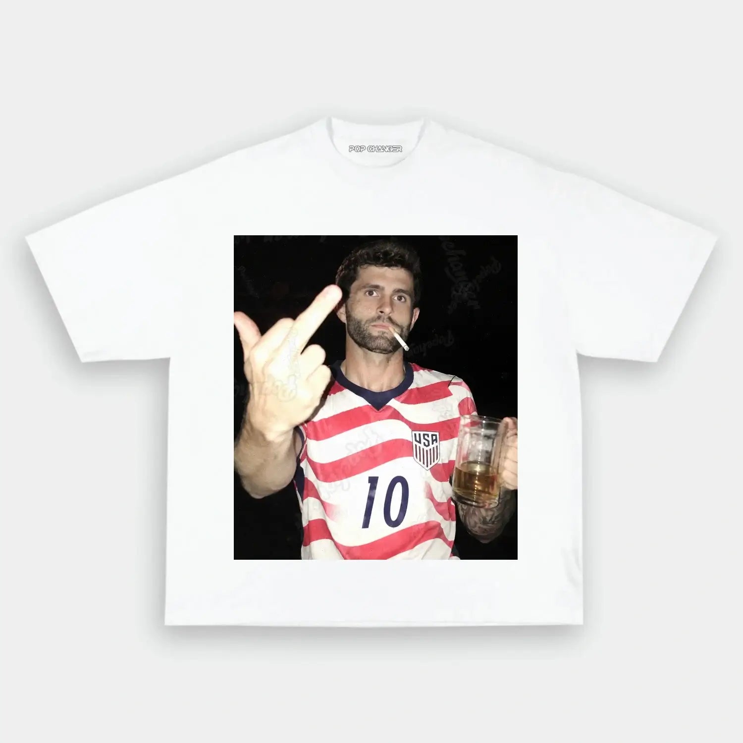 American Soccer Style Tee 4 - POPCHANGER