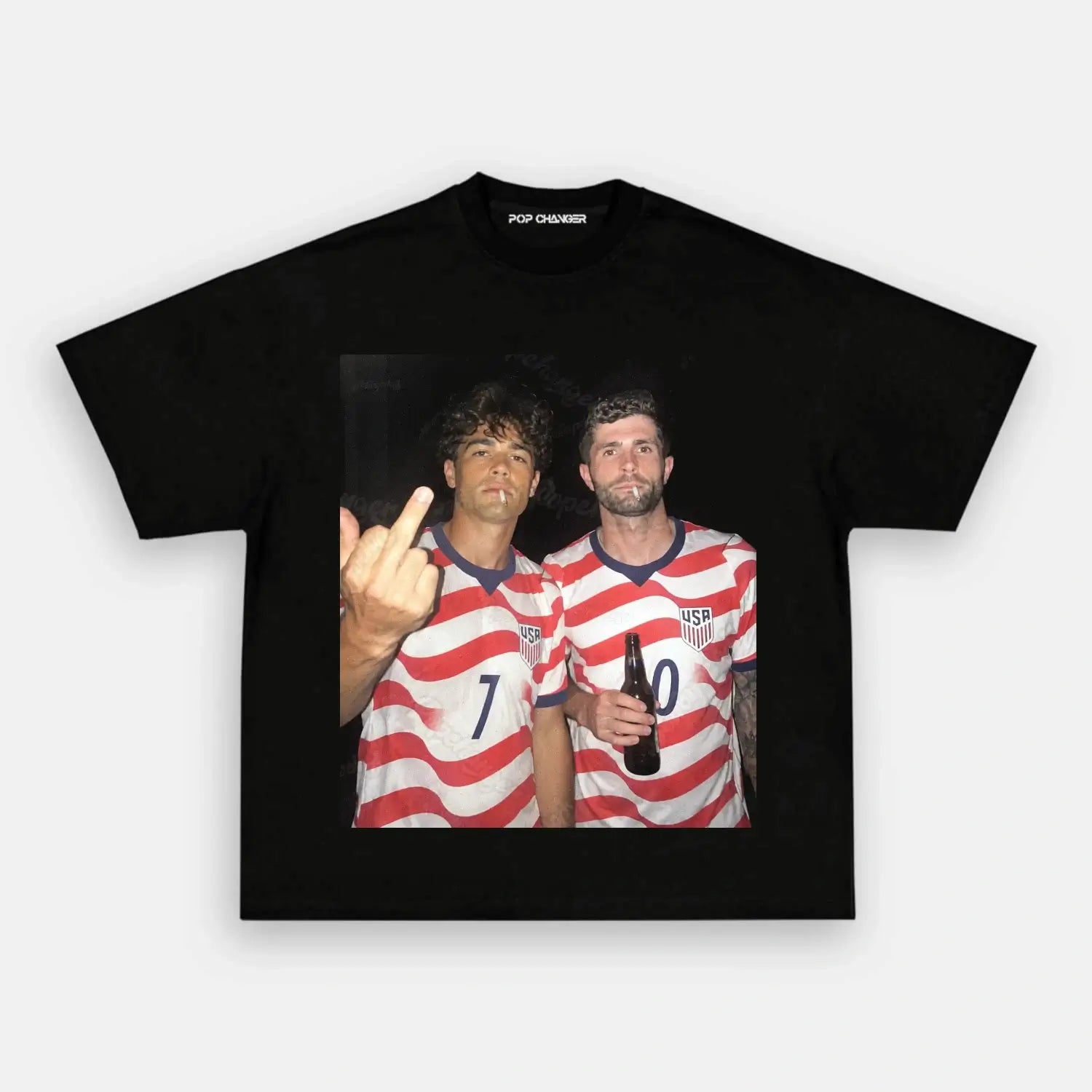 American Soccer Style Tee 6 - POPCHANGER