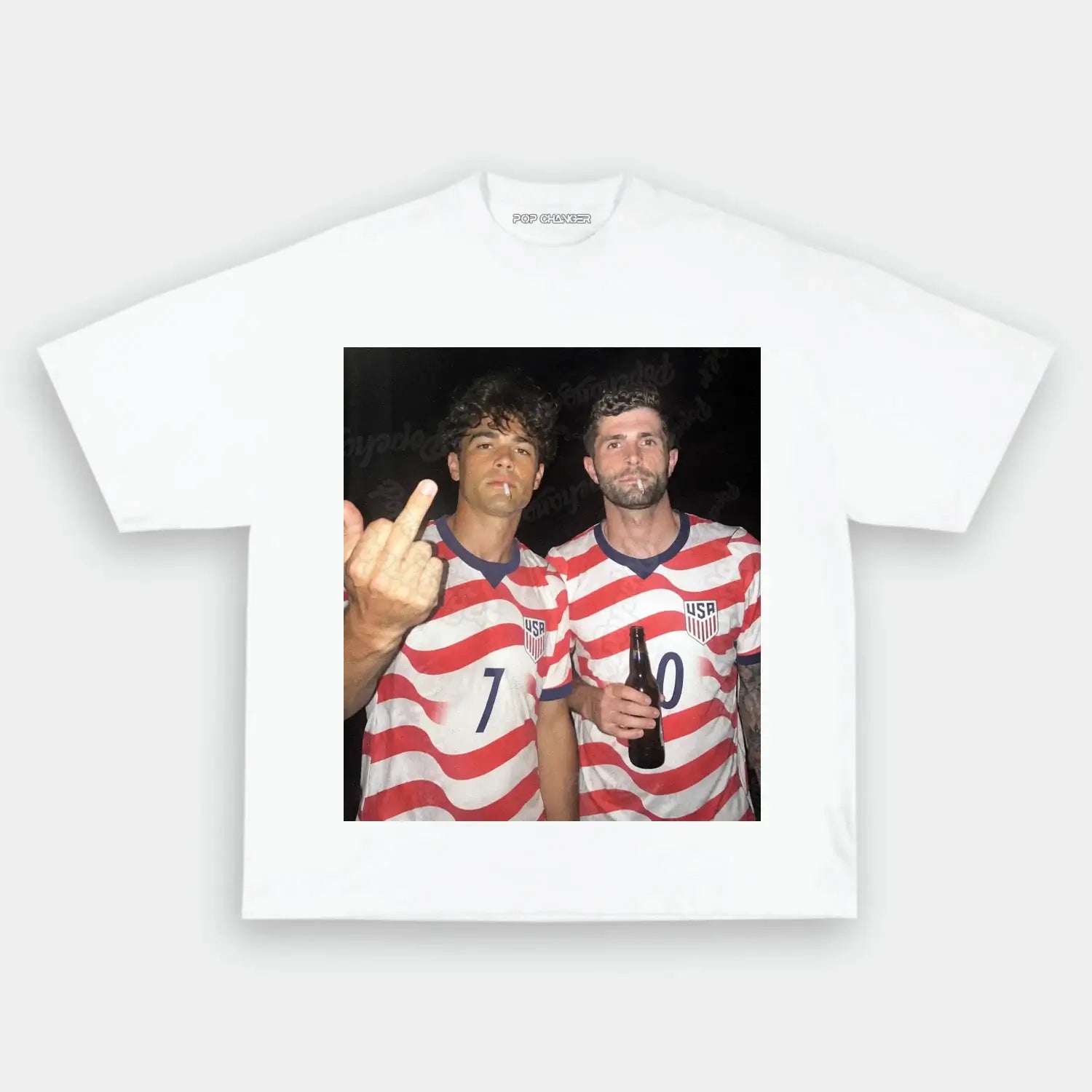 American Soccer Style Tee 6 - POPCHANGER