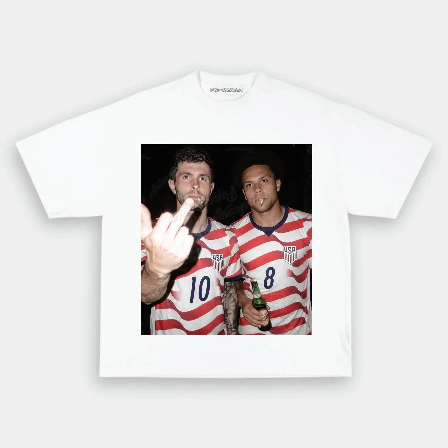 American Soccer Style Tee 8 - POPCHANGER