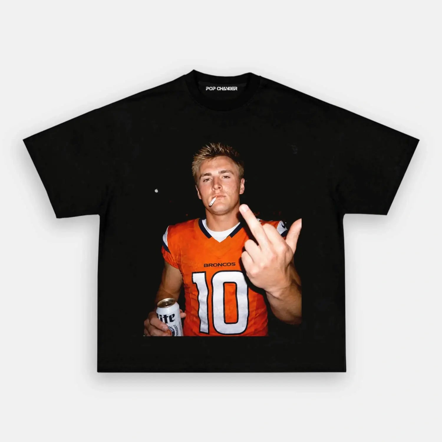 Bo Nix NFL Tee 03 - POPCHANGER