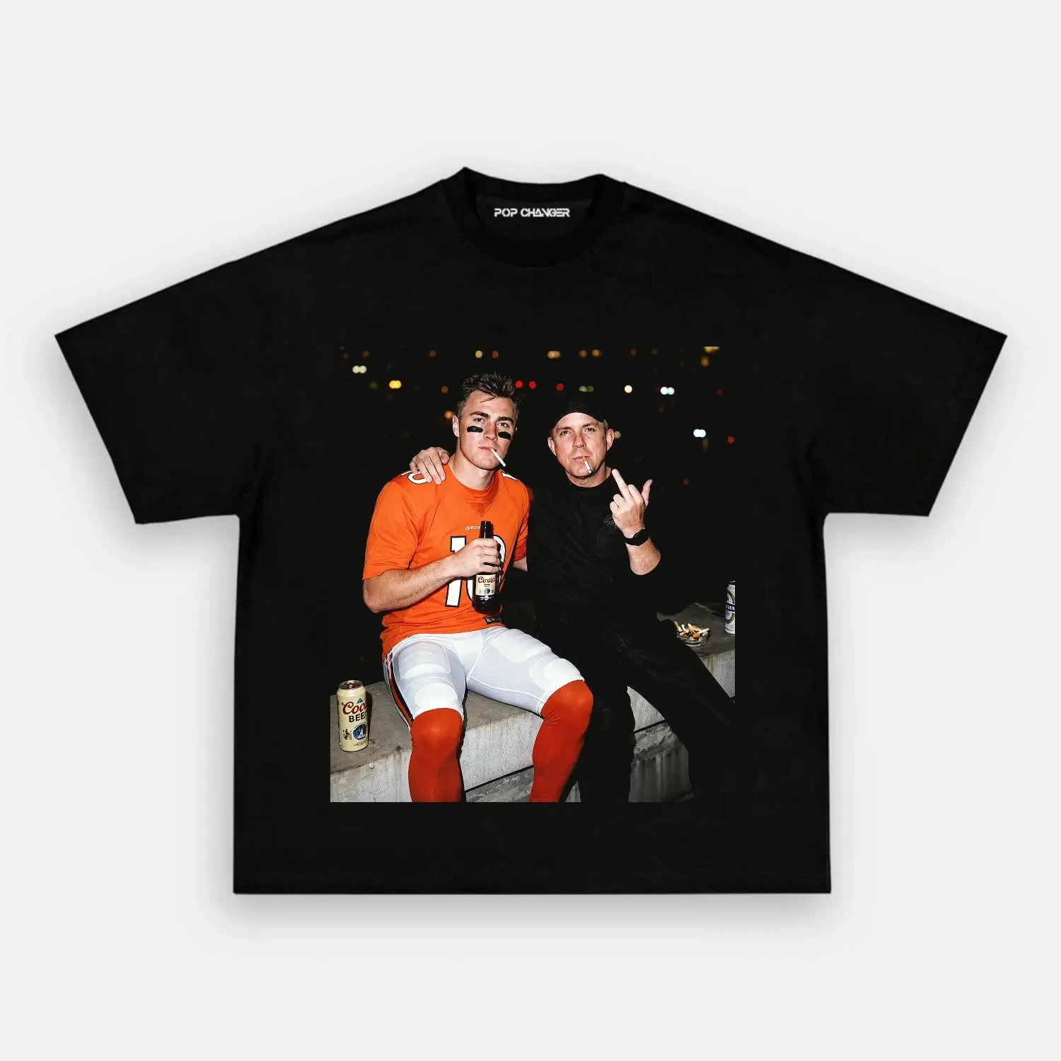 Bo Nix & Sean Payton Football T-shirt - POPCHANGER
