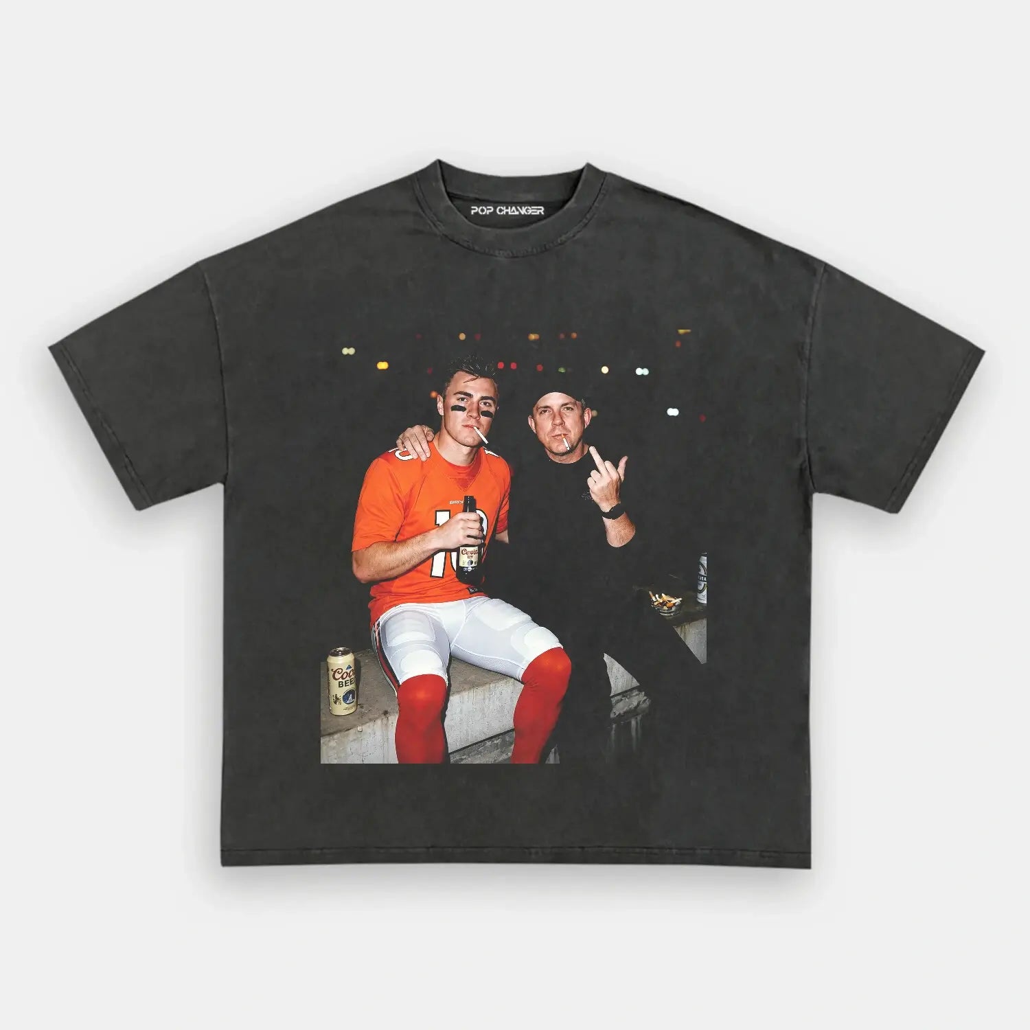 Bo Nix & Sean Payton Football T-shirt - POPCHANGER