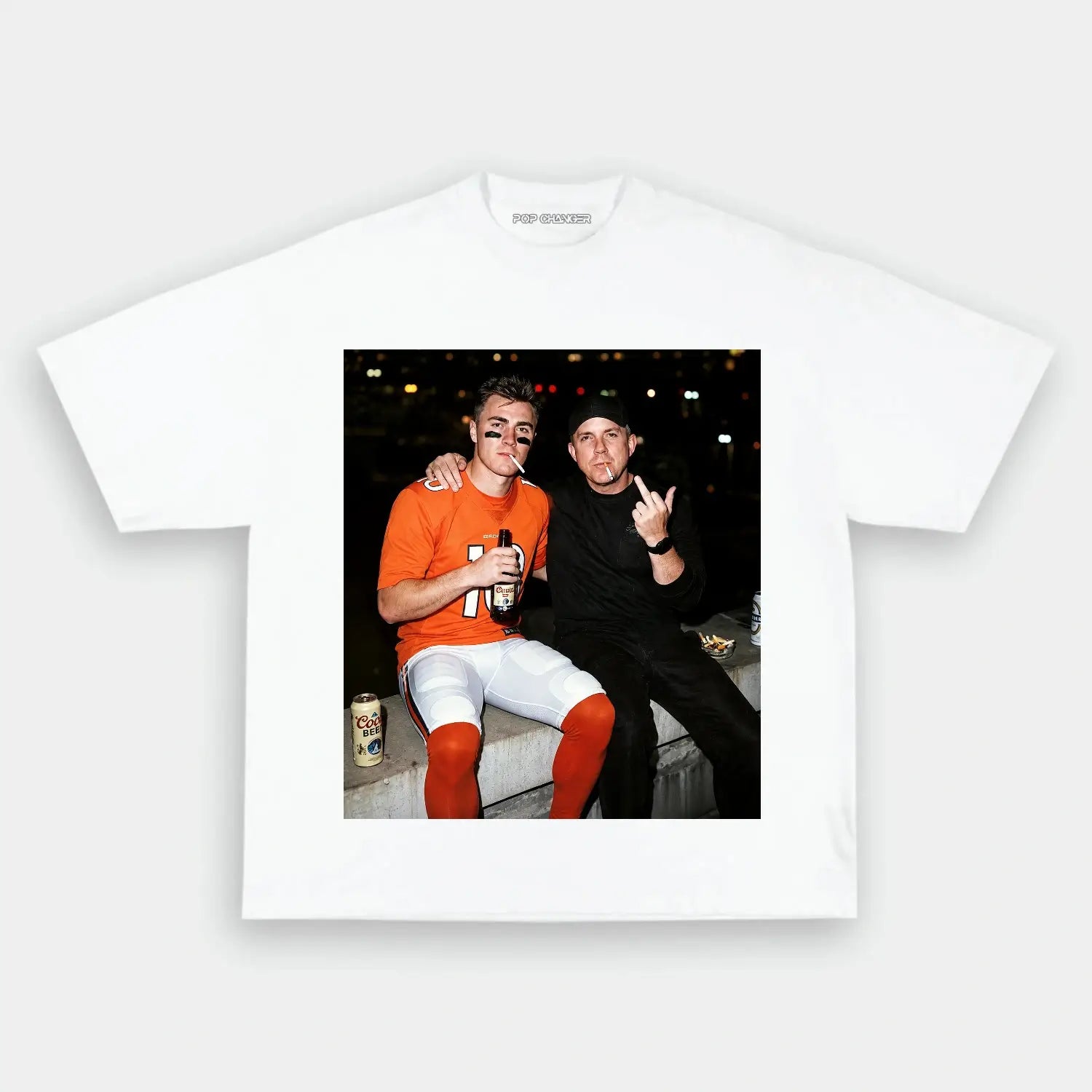 Bo Nix & Sean Payton Football T-shirt - POPCHANGER