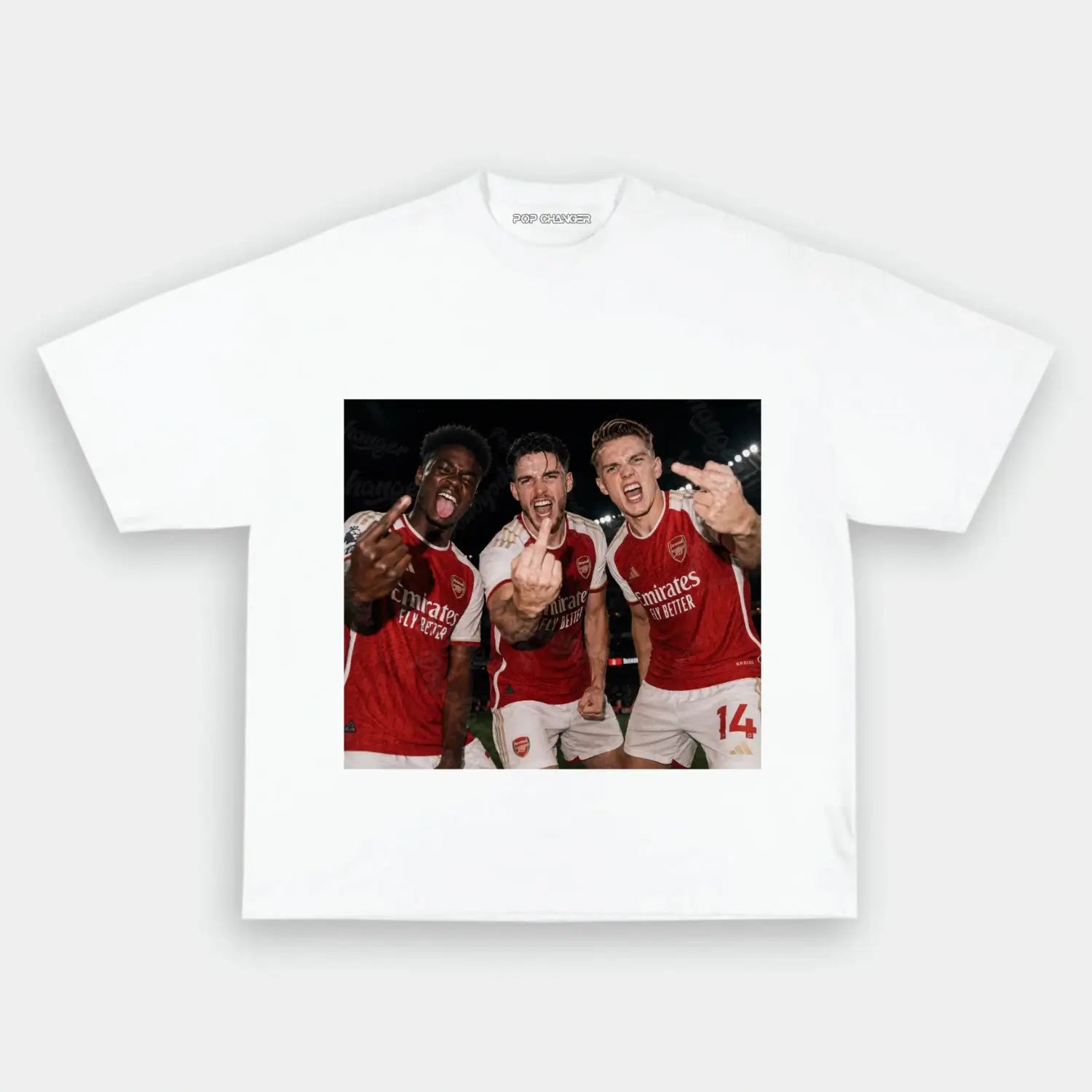 Bukayo Saka and Declan Rice & Viktor Gyokeres TEE 2 - POPCHANGER