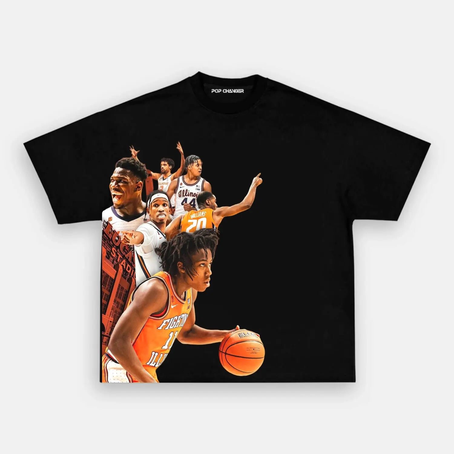 Illinois Bsketball Tee