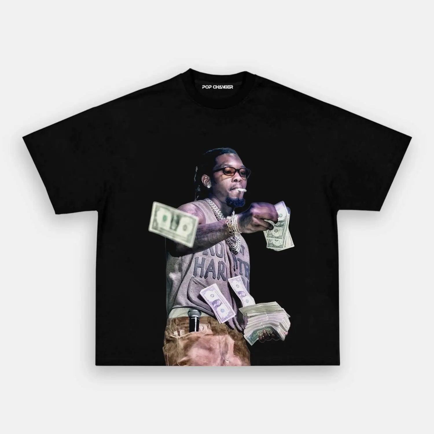 Money Distribution Offset Tee