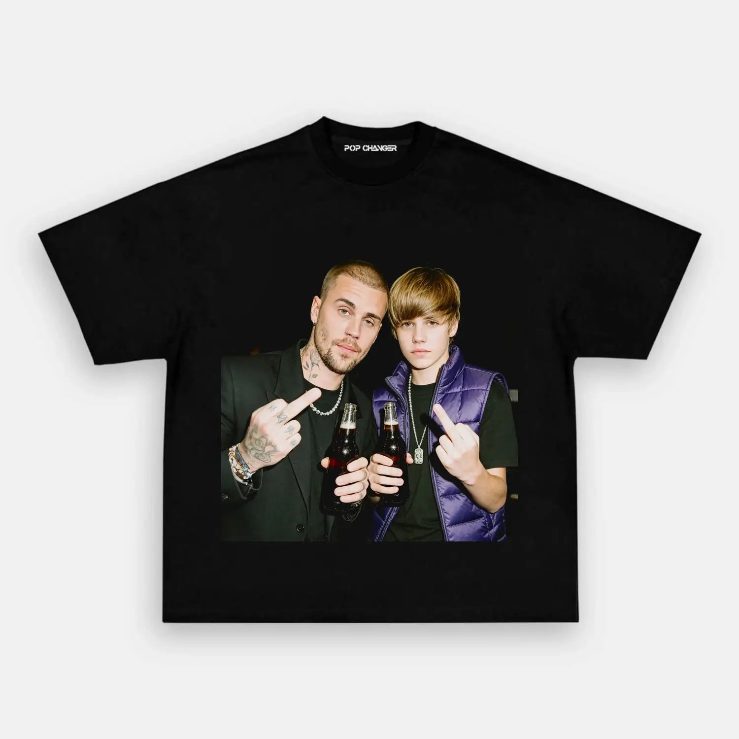 Justin Bieber and Himself 1.0 Tee