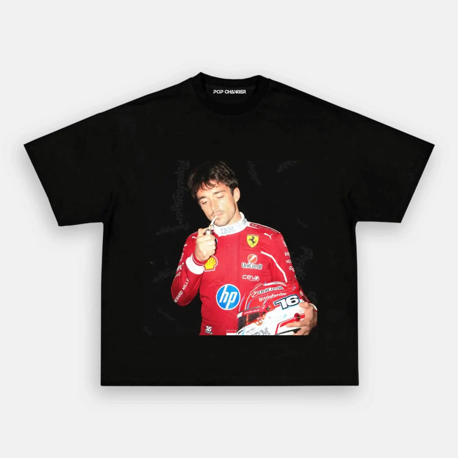 Charles Leclerc F1 Tee 10 - POPCHANGER