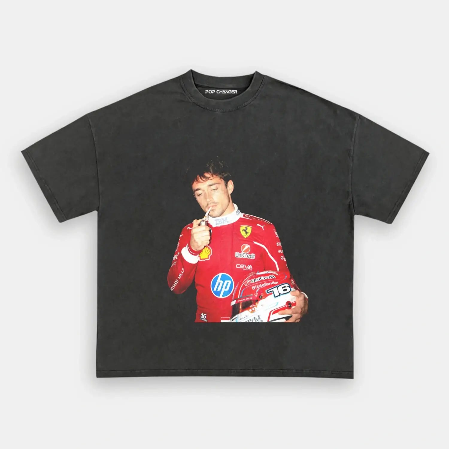 Charles Leclerc F1 Tee 10 - POPCHANGER