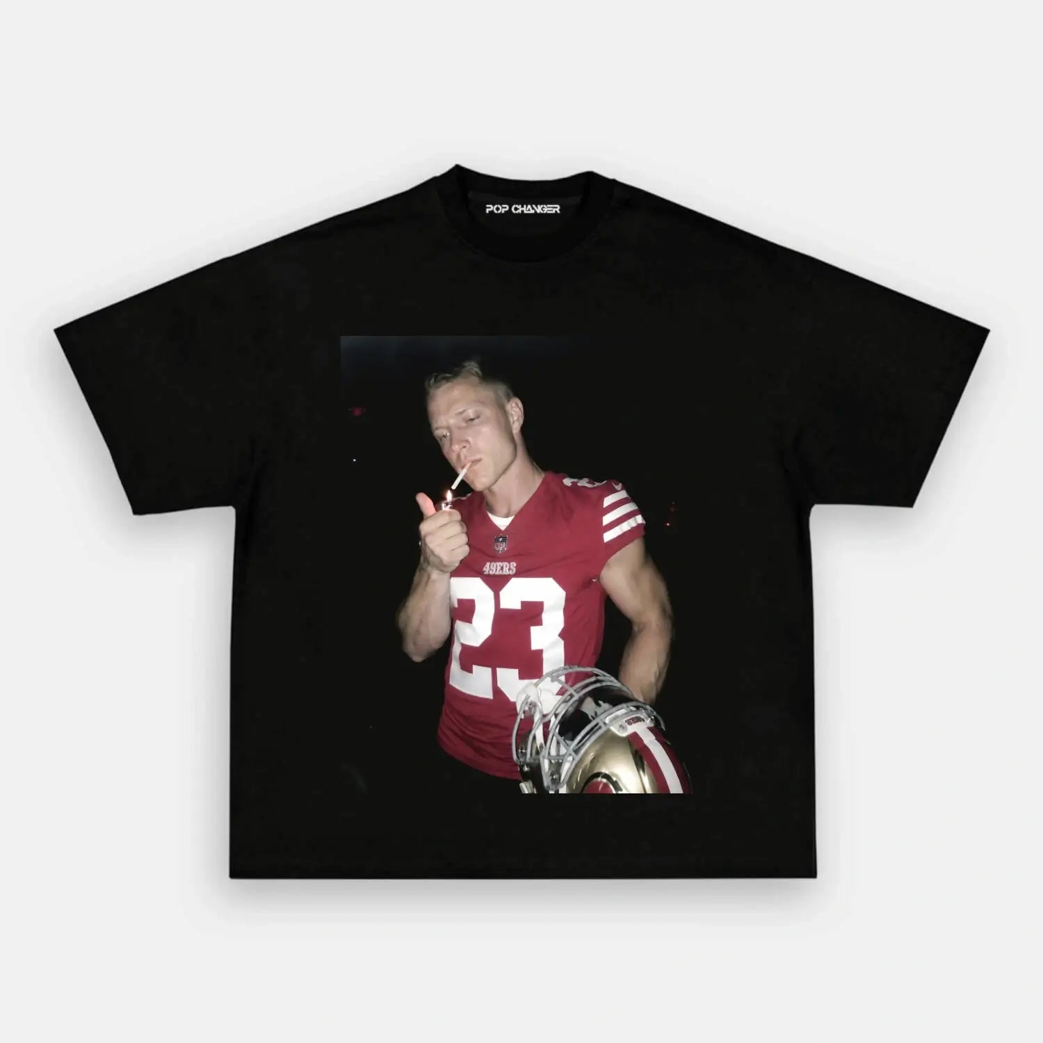 Christian McCaffrey NFL TEE1 - POPCHANGER