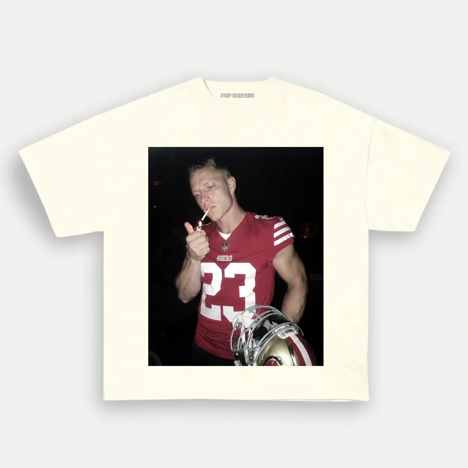 Christian McCaffrey NFL TEE1 - POPCHANGER