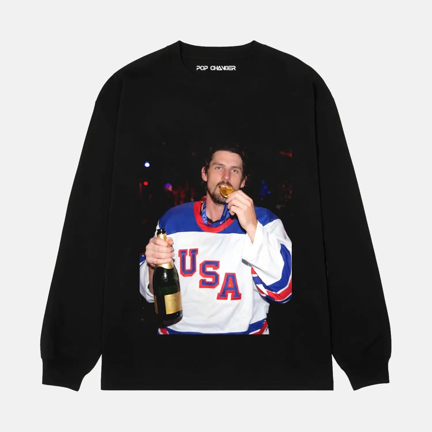 Connor Hellebuyck Champion Tee - POPCHANGER