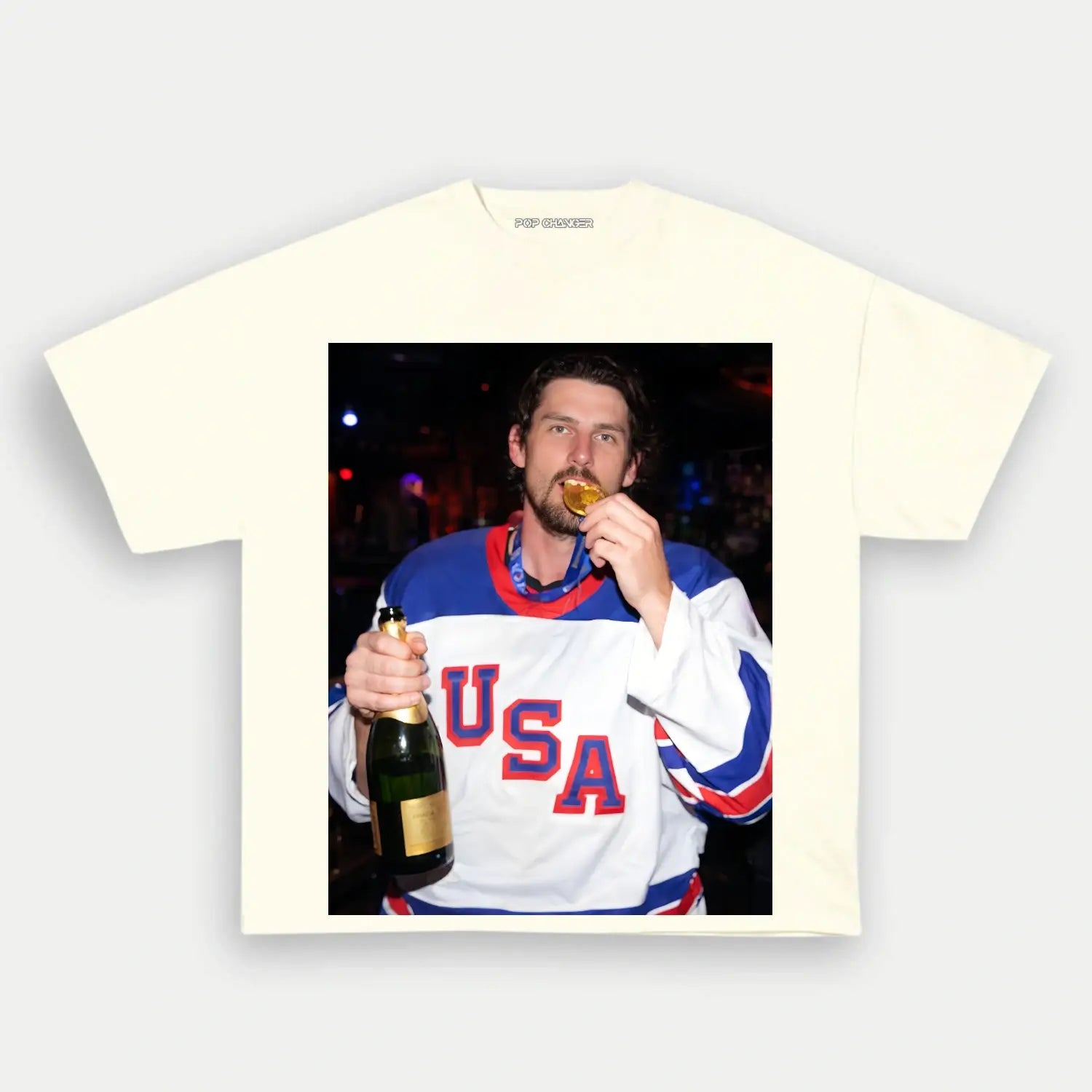 Connor Hellebuyck Champion Tee - POPCHANGER