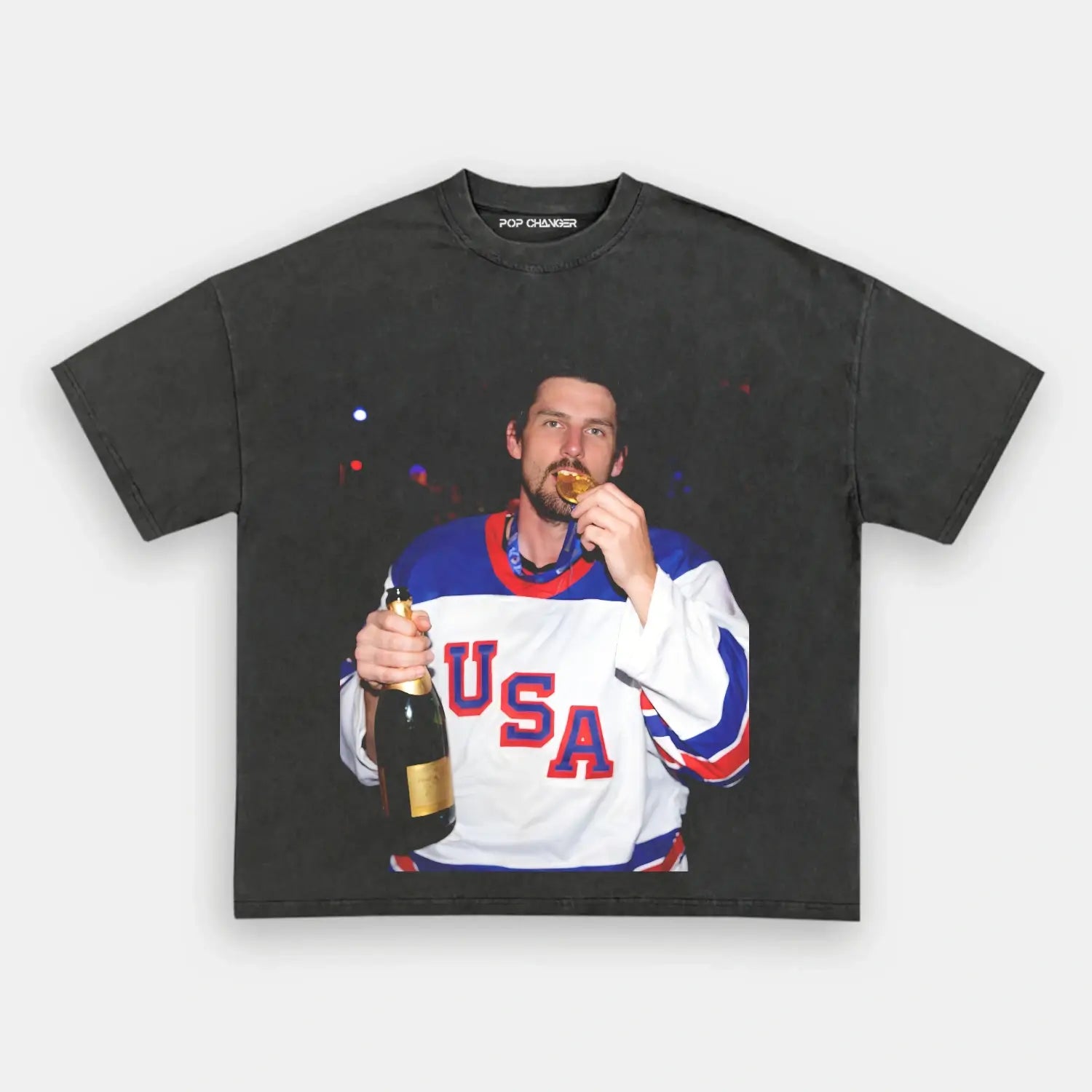 Connor Hellebuyck Champion Tee - POPCHANGER