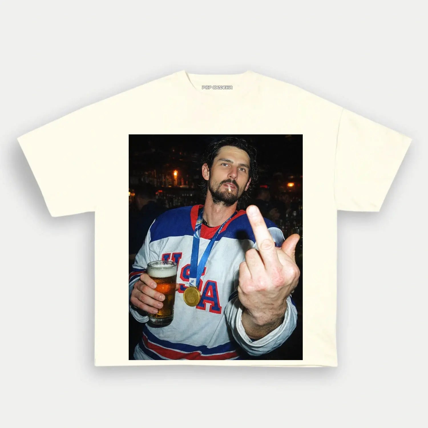 Connor Hellebuyck Champion V2 Tee - POPCHANGER