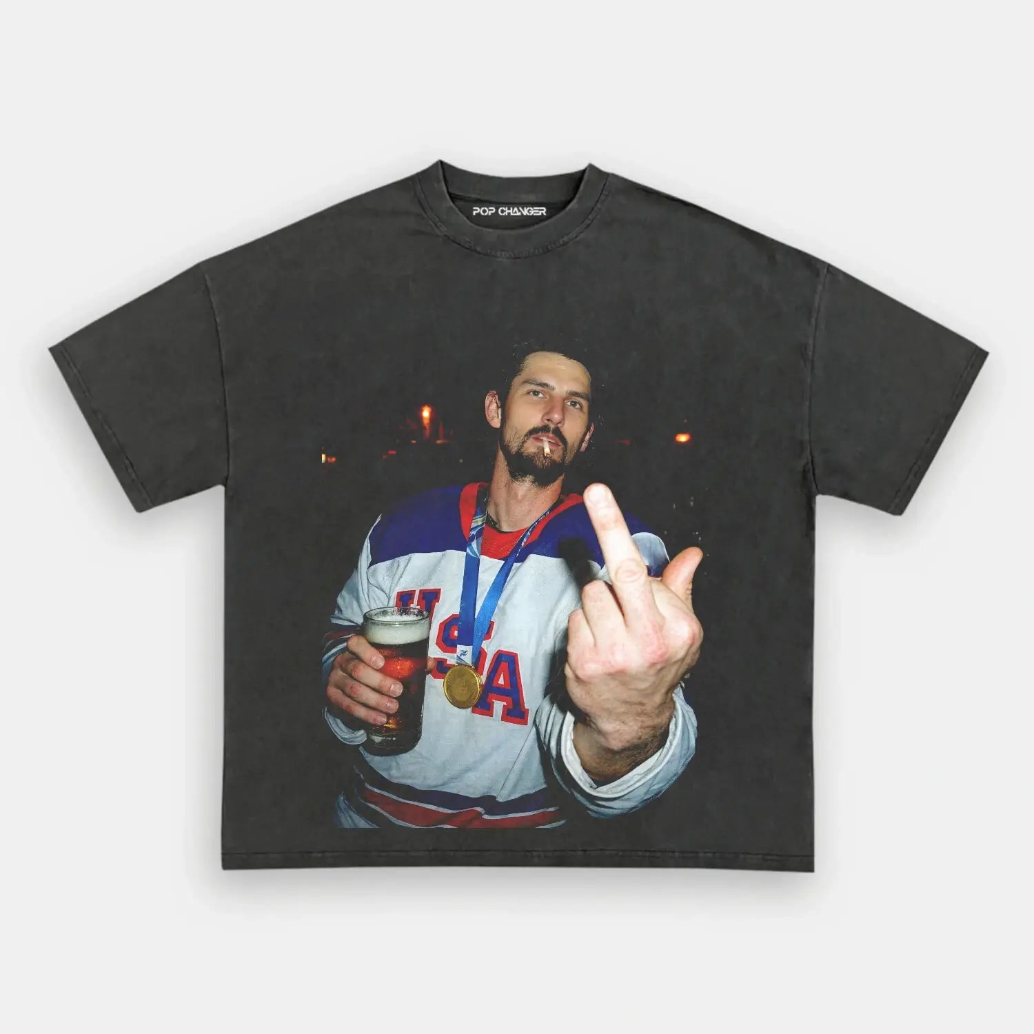 Connor Hellebuyck Champion V2 Tee - POPCHANGER