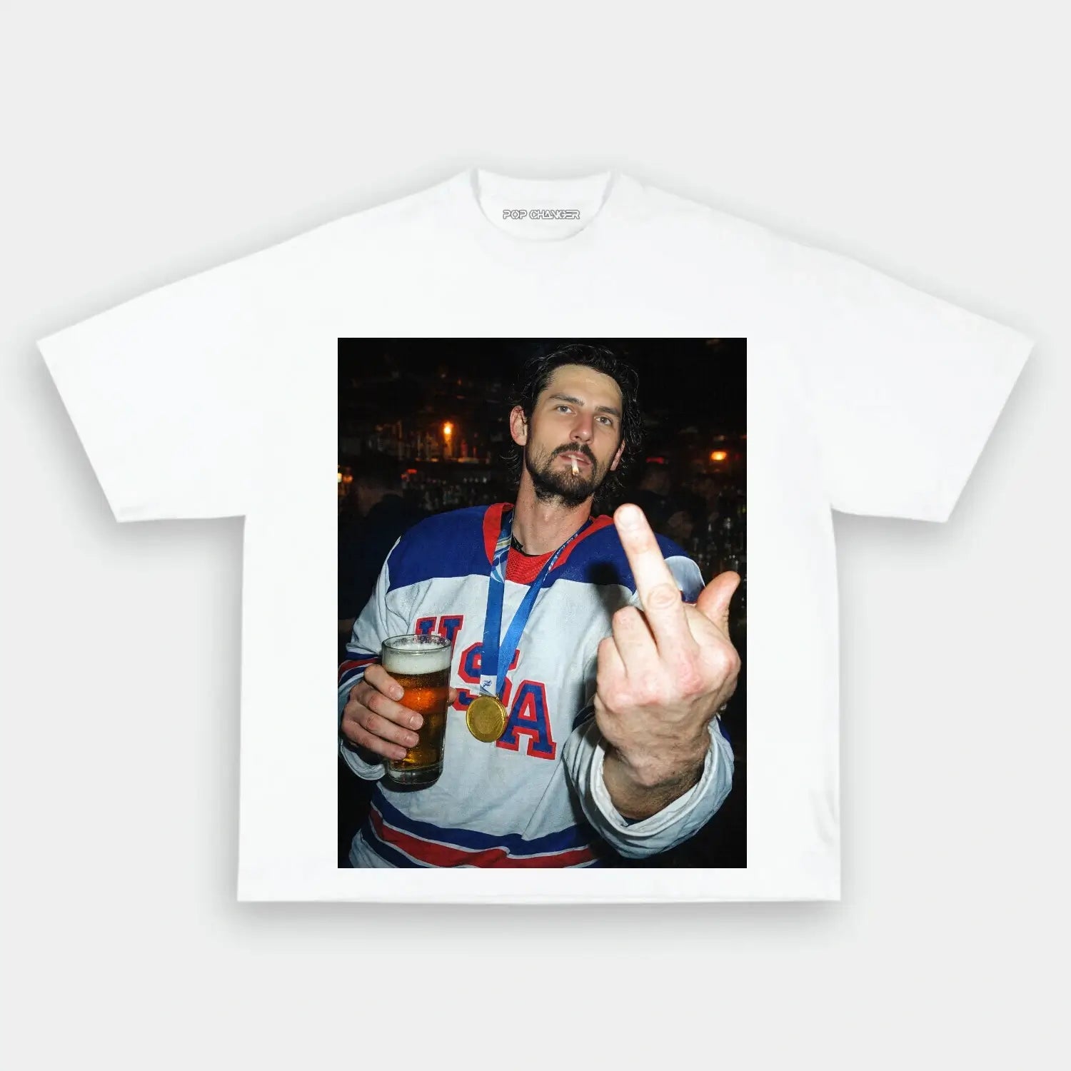 Connor Hellebuyck Champion V2 Tee - POPCHANGER