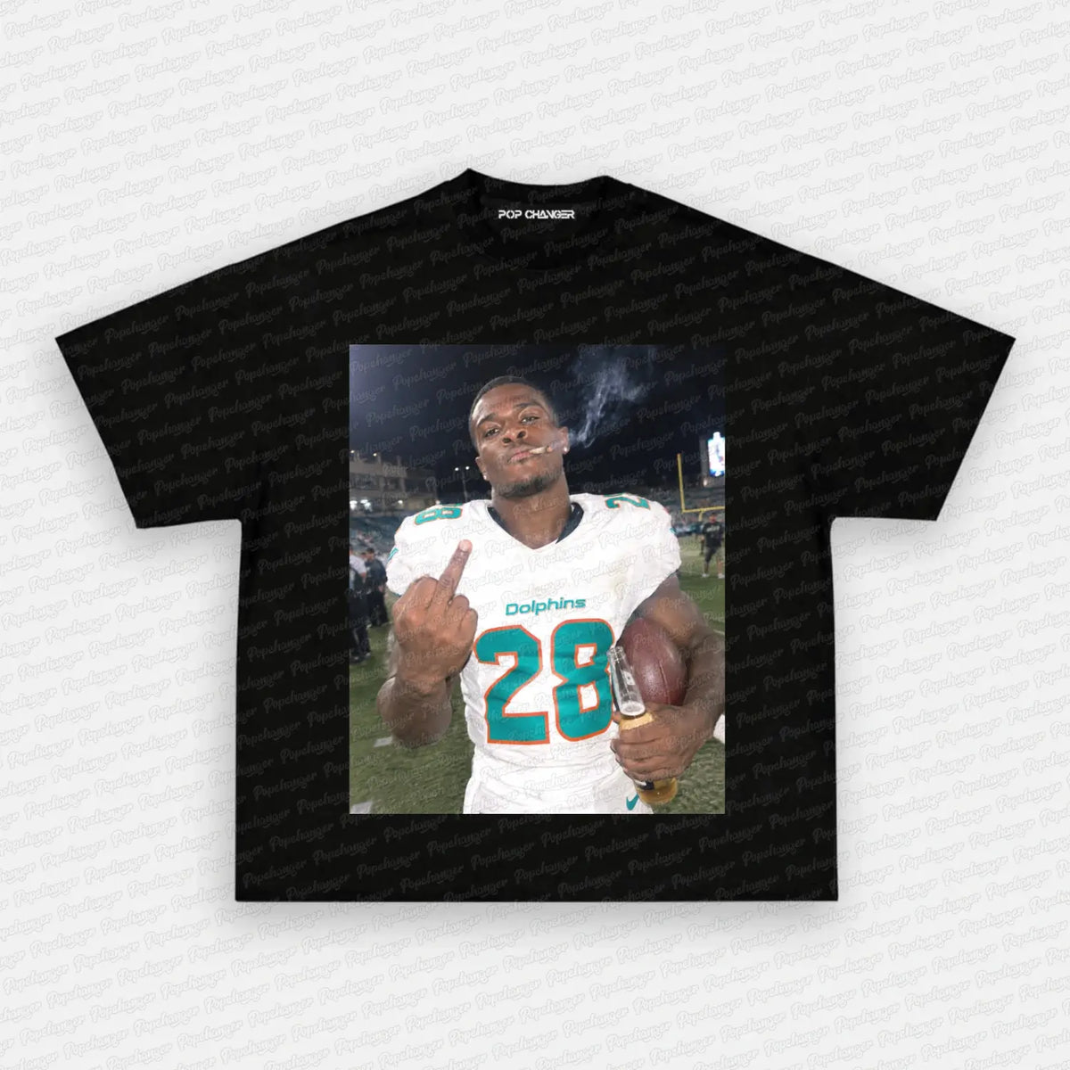 De'Von Achane Football Fervor Tee 017 - POPCHANGER