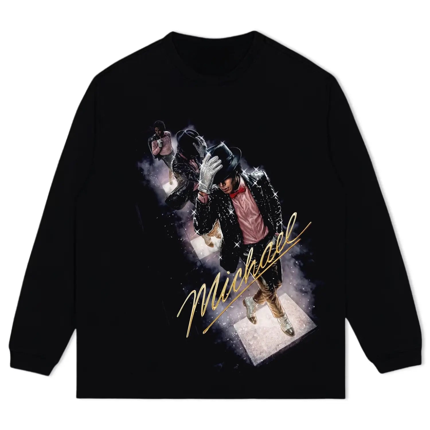 BLACK LONG SLEEVES T-SHIRT