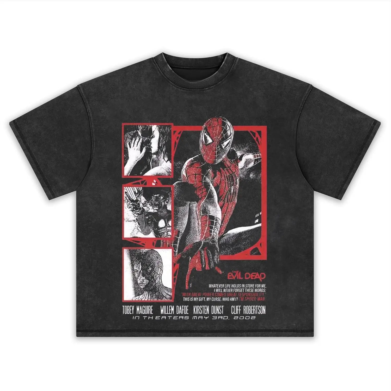VINTAGE SPIDER MAN MOVIE TEE & LS & HOODIE