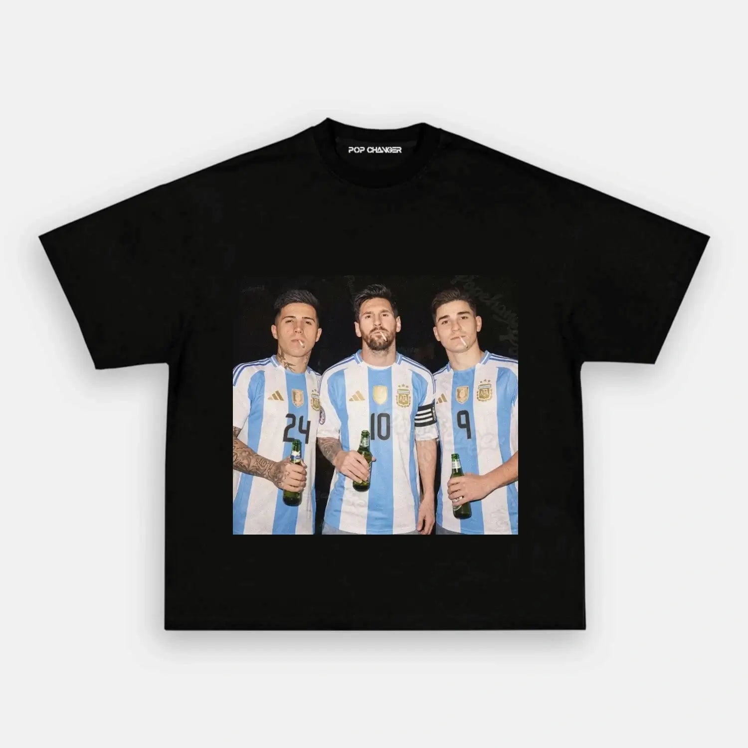 Enzo Fernández & Lionel Messi & Julián Álvarez Argentina Tee 2.0 - POPCHANGER