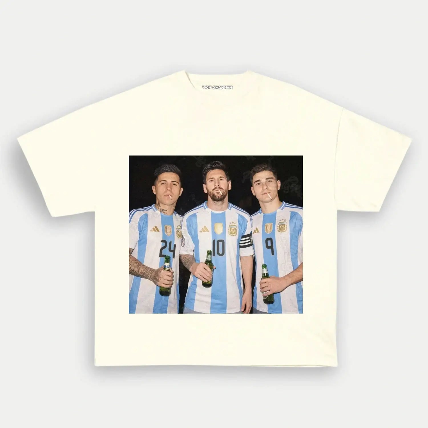 Enzo Fernández & Lionel Messi & Julián Álvarez Argentina Tee 2.0 - POPCHANGER